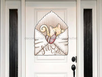 Thumbnail for Cat Sign Love Valentines Day Wood Sign Door Hanger Decoe-W-343 22
