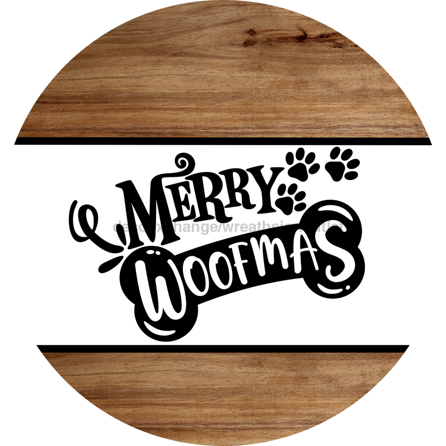 Christmas Dog 18" Wood Door Hanger - DCO-102836-DH