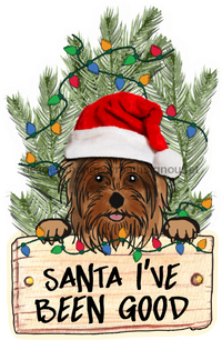 Thumbnail for Christmas Dog Sign Wood Sign Door Hanger Decoe-W-448 22