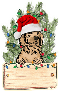 Thumbnail for Christmas Dog Sign Wood Sign Door Hanger Decoe-W-452 22