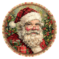 Thumbnail for Christmas Santa 18" Wood Door Hanger - DCO-102671-DH
