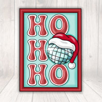 Thumbnail for Christmas Disco Ball PCD 22" Wood Door Hanger - PCD-W-114-DH