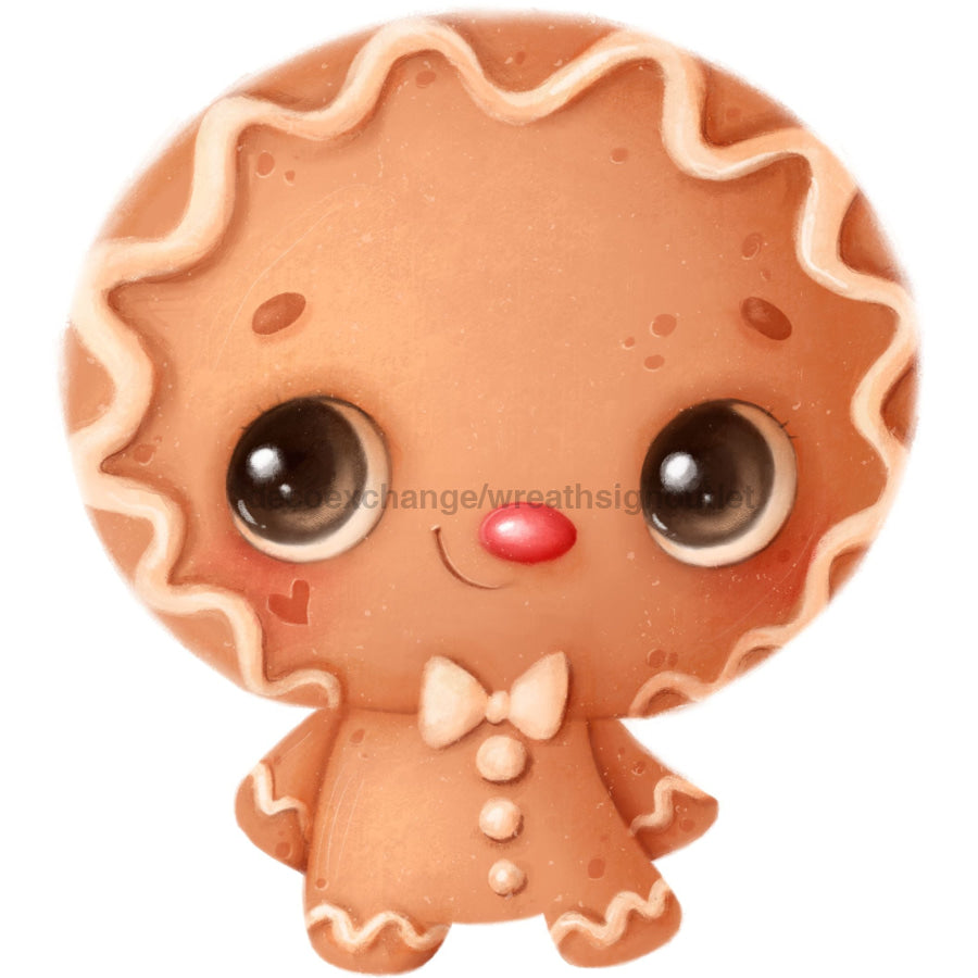 Christmas Gingerbread 22" Wood Door Hanger - DECOE-W-903412-DH