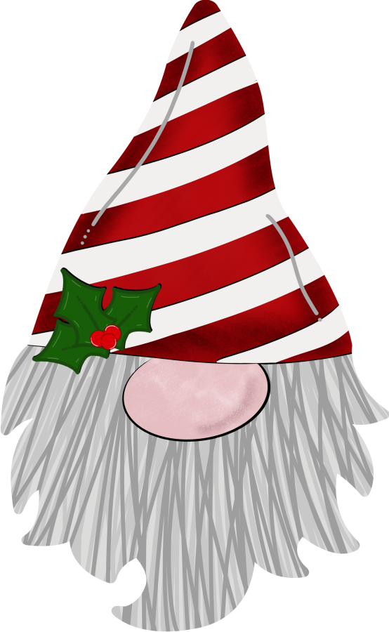 Christmas Gnome 22" Wood Door Hanger - DECOE-W-268-DH
