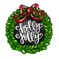 Thumbnail for Christmas Merry 22" Wood Door Hanger - DECOE-W-282-DH