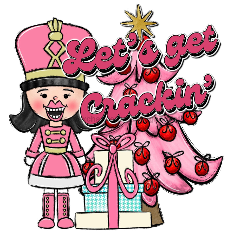 Christmas Nut Cracker 22" Wood Door Hanger - DECOE-W-903409-DH