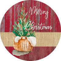 Thumbnail for Wreath Sign, Christmas Sign, Rustic Merry Christmas, 10