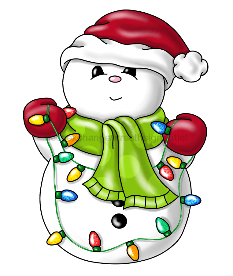 Christmas Sign Snowman Winter Wood Sign Pcd-W-069 22 Door Hanger