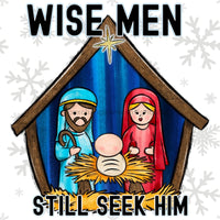 Thumbnail for Christmas Sign Wise Men Dco-00814 For Wreath 10X10 Metal