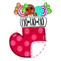 Thumbnail for Christmas Stocking Door Hanger, MJ-W-00105-DH, 22in Wood Door Hanger