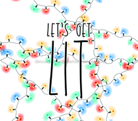 Thumbnail for Christmas Tumbler Lets Get Lit 20 Oz Skinny Decoetumbler-292