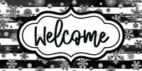 Thumbnail for Christmas Welcome Sign Dco-00675 For Wreath 6X12 Metal