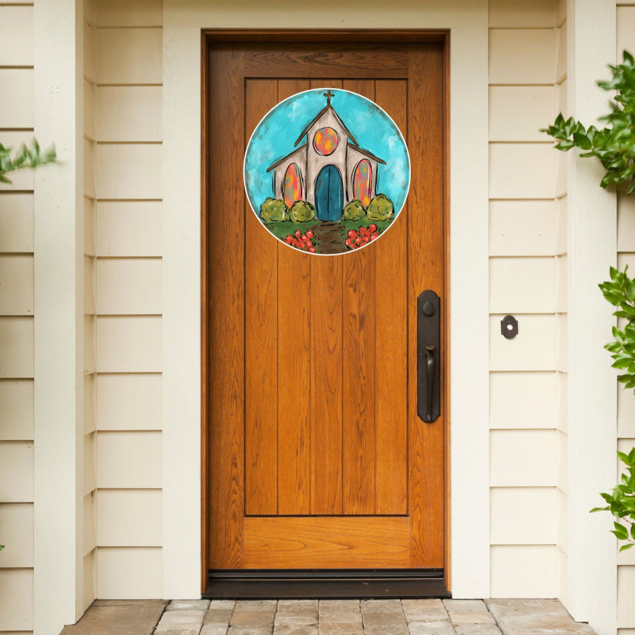 Church 22" Wood Door Hanger - DECOE-W-903454-DH