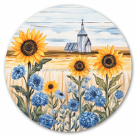 Thumbnail for Church Sign Spring Dco-00867 For Wreath 10 Round Metal