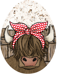 Thumbnail for Cow 22" Wood Door Hanger - DECOE-W-694-DH