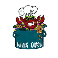 Thumbnail for Crawfish Boil Door Hanger, MJ-W-00089-DH, 22in Wood Door Hanger
