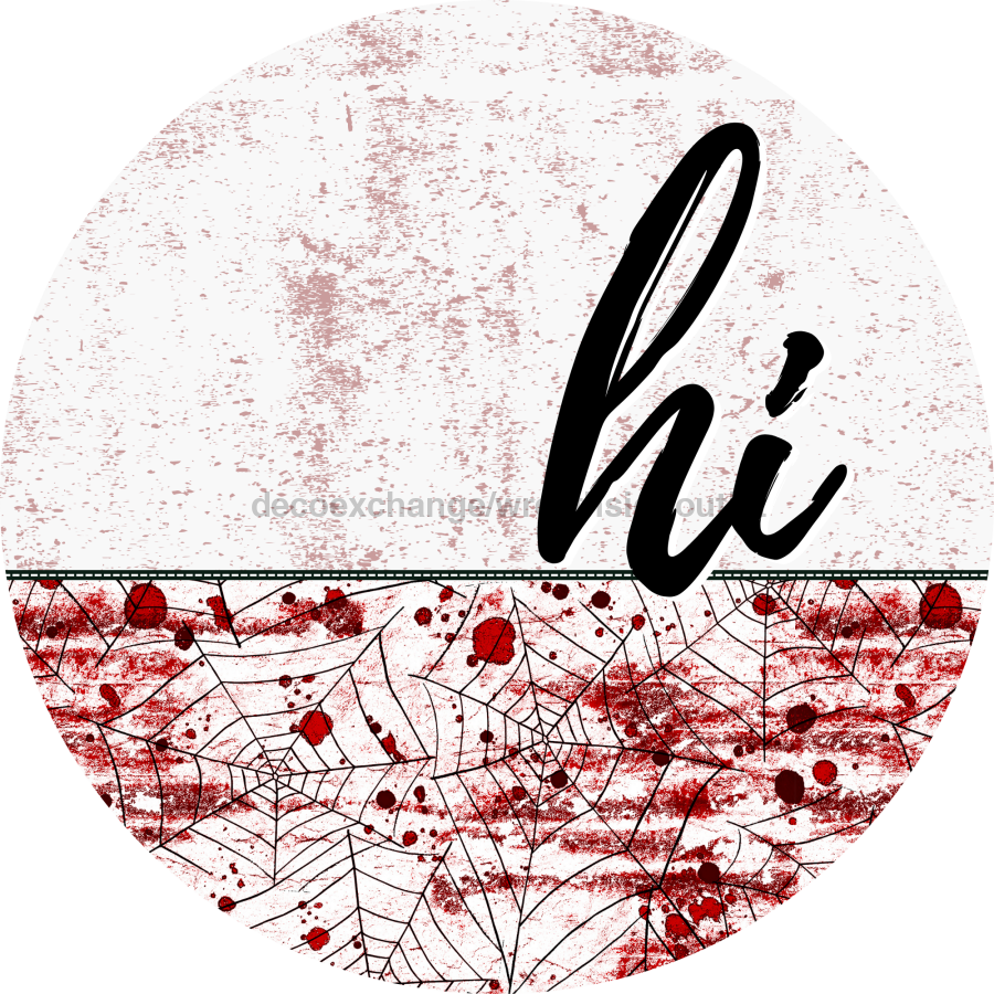 Crime Scene Door Hanger Dco-01624-Dh 18’ Round Wood