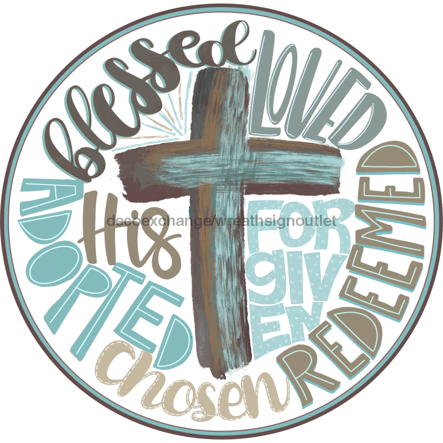 Vinyl Decal, Cross Sign, Religious Sign, 10