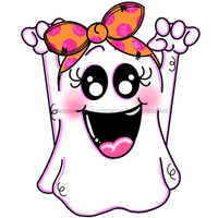 Thumbnail for Cute Ghost Door Hanger Mj-W-00080-Dh 22‚Äô Wood