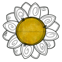 Thumbnail for Daisy Wood Wreath Sign Mj-W-00060 14‚Äô