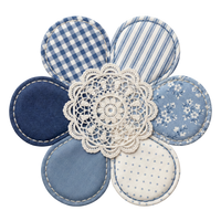 Thumbnail for Flower Quilt Flower 22" Wood Door Hanger - DECOE-W-905013-DH