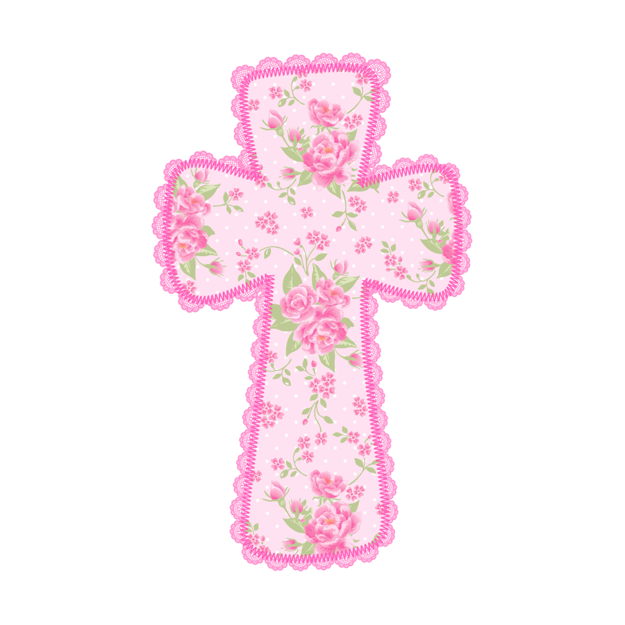 Relgious Cross 22" Wood Door Hanger - DECOE-W-905024-DH