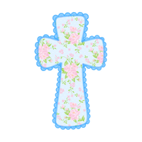 Thumbnail for Relgious Cross 22" Wood Door Hanger - DECOE-W-905025-DH