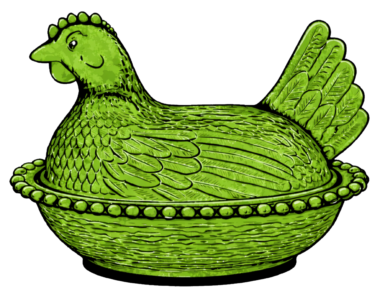 Vintage Chicken Glass Chicken 22" Wood Door Hanger - DECOE-W-905031-DH