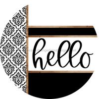 Thumbnail for Demask Door Hanger, Hello Door Hanger, DCO-01981-DH, 18