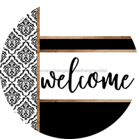 Thumbnail for Demask Door Hanger, Welcome Door Hanger, DCO-01984-DH, 18