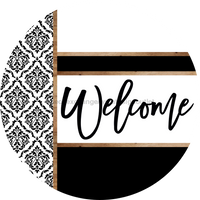 Thumbnail for Demask Door Hanger, Welcome Door Hanger, DCO-01985-DH, 18