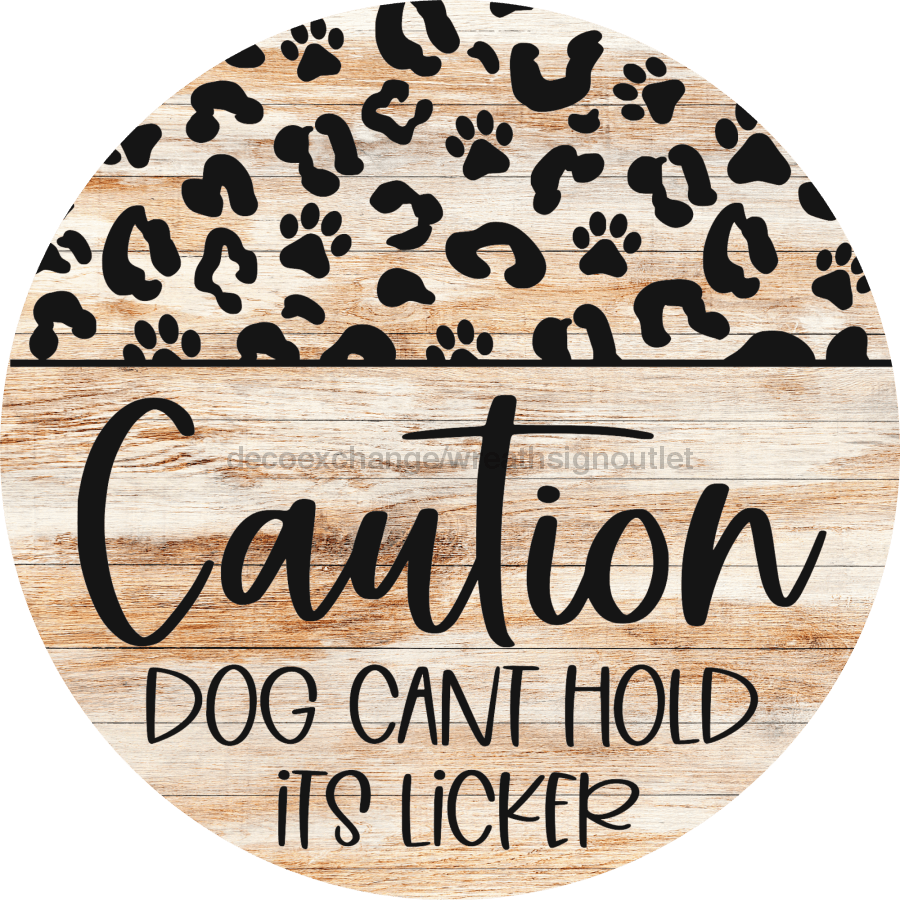 Dog Door Hanger Cant Hold Licker Dco-01046 Sign For Wreath 18 Round