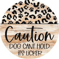 Thumbnail for Dog Door Hanger Cant Hold Licker Dco-01046 Sign For Wreath 18 Round