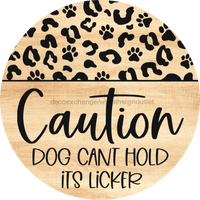 Thumbnail for Dog Door Hanger Cant Hold Licker Dco-01047 Sign For Wreath 18 Round