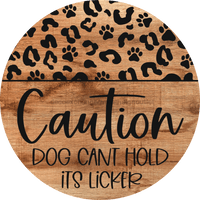 Thumbnail for Dog Door Hanger Cant Hold Licker Dco-01049 Sign For Wreath 18 Round