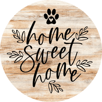 Thumbnail for Dog Door Hanger Home Sweet Dco-01093 Sign For Wreath 18 Round