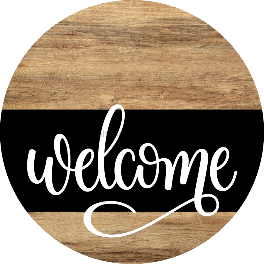 Dog Door Hanger, Hello Brought Treats Door Hanger, DCO-01975-DH, 18" Round Wood