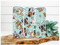 Thumbnail for Dog Easter Blue 20 oz Skinny Tumbler - DECOETUMBLER-046