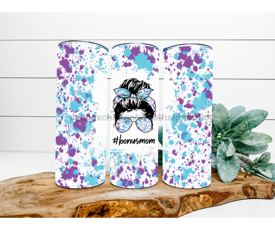 Dog Mom Tumbler, 20 oz Skinny Tumbler - DECOETUMBLER-190