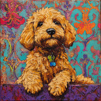 Thumbnail for Dog Sign, Doodle Sign, DCO-12977, Sign For Wreath, 10x10