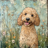 Thumbnail for Dog Sign, Doodle Sign, DCO-12979, Sign For Wreath, 10x10