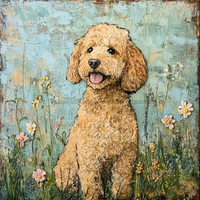 Thumbnail for Dog Sign, Doodle Sign, DCO-13016, Sign For Wreath, 10x10