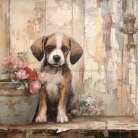 Thumbnail for Dog Sign Floral Dco-00978 For Wreath 10X10 Metal