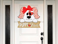 Thumbnail for Dog Sign Love Valentines Day Wood Sign Door Hanger Decoe-W-345 22