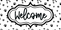 Thumbnail for Dog Welcome Sign Dco-00666 For Wreath 6X12 Metal