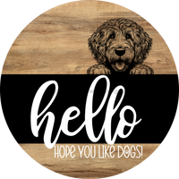 Thumbnail for Dog Door Hanger, Hello Brought Treats Door Hanger, DCO-01975-DH, 18