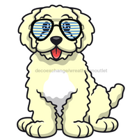 Thumbnail for Doodle Dog 22" Wood Door Hanger - DECOE-W-903709-DH