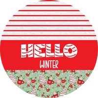 Thumbnail for Door Hanger, Christmas Sign, Mint Christmas Cake Sign, Welcome Sign, 18