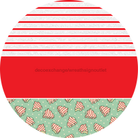 Thumbnail for Door Hanger, Christmas Sign, Mint Green Christmas Cake Sign, Welcome Sign, 18