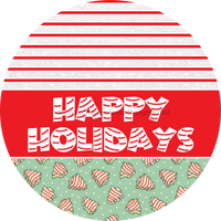 Thumbnail for Door Hanger, Christmas Sign, Mint Green Christmas Cake Sign, Welcome Sign, 18